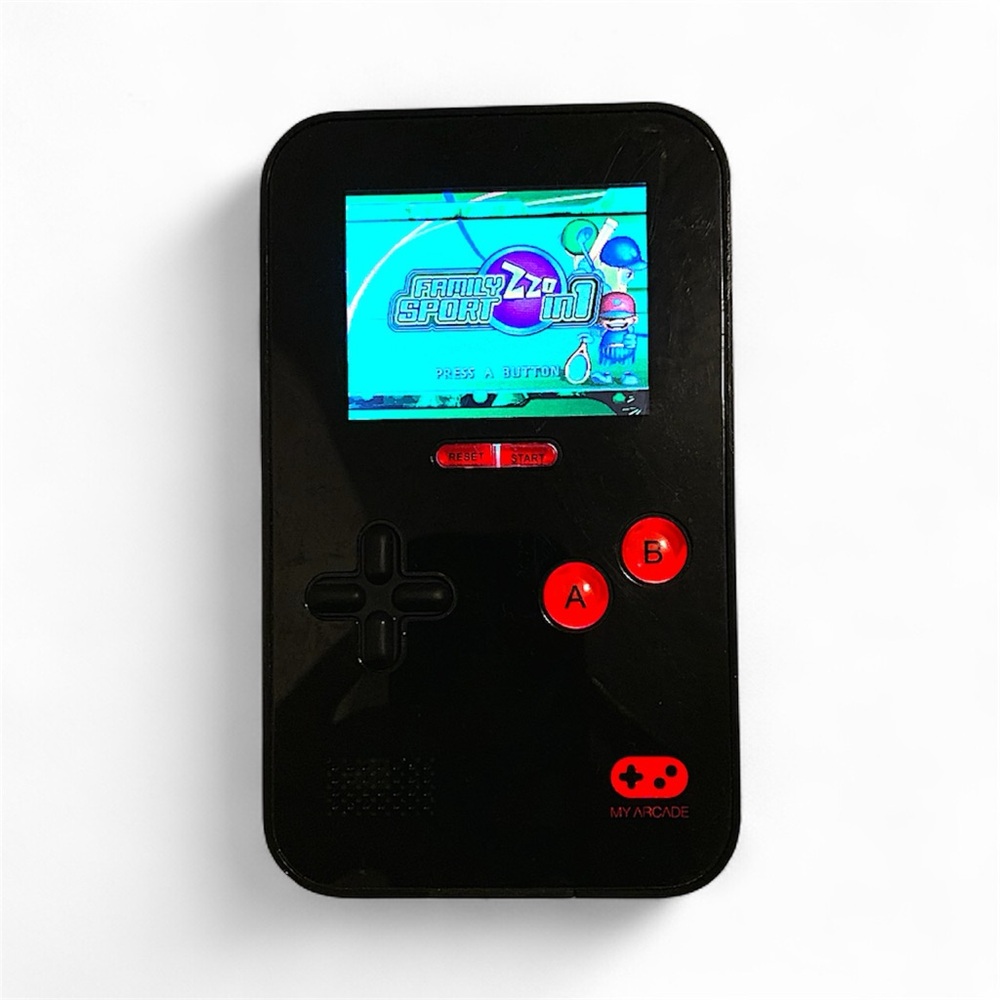 Arcade Black and Red Handheld Console